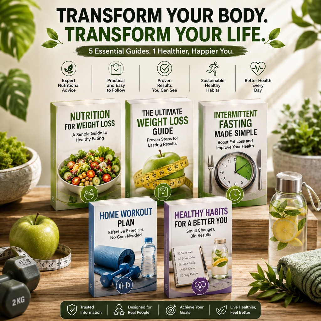 Weight Loss &amp; Healthy Living Bundle (5 E-books)