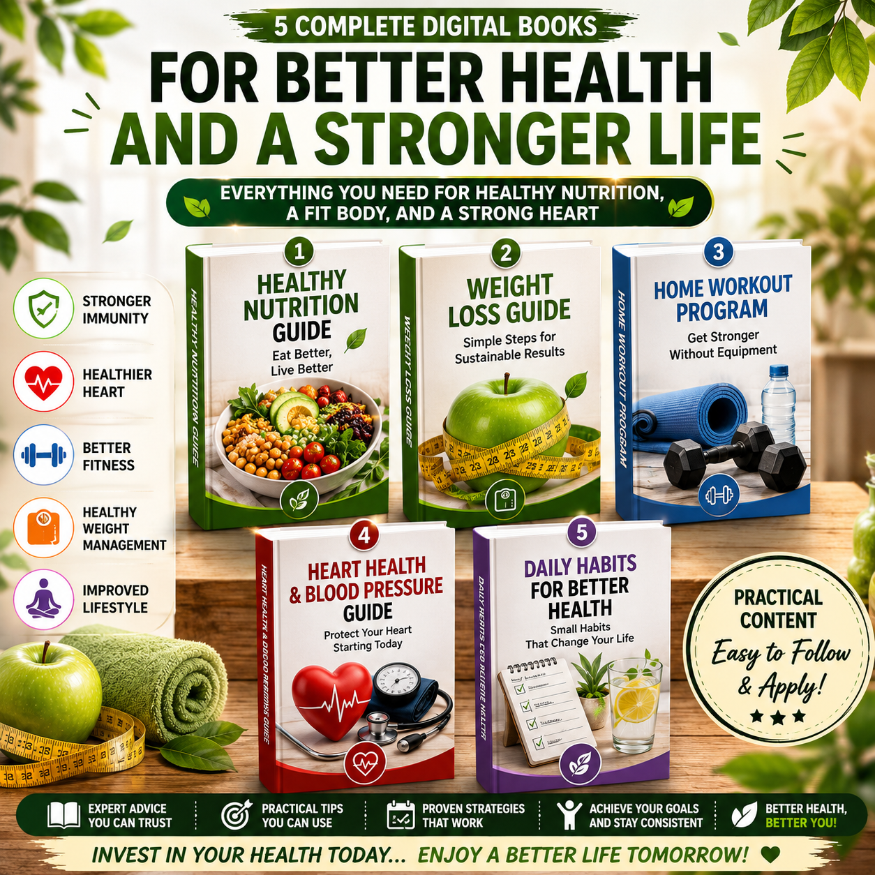 Transform Your Health with This Complete 5-Book Digital Bundle!